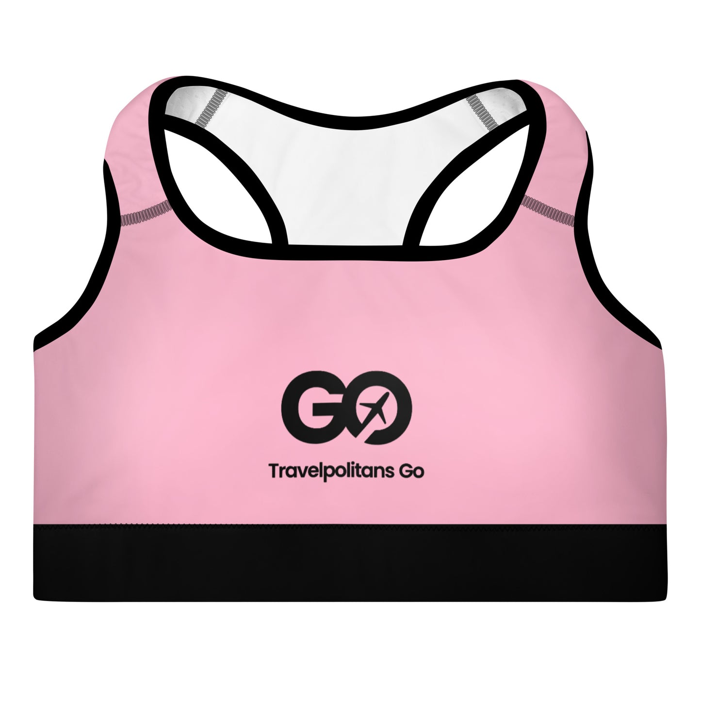 Women's Comfy Pink Padded Sports Bra