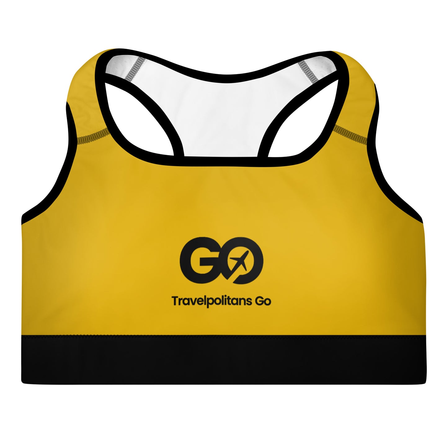 Women's Comfy Spicy Mustard Padded Sports Bra