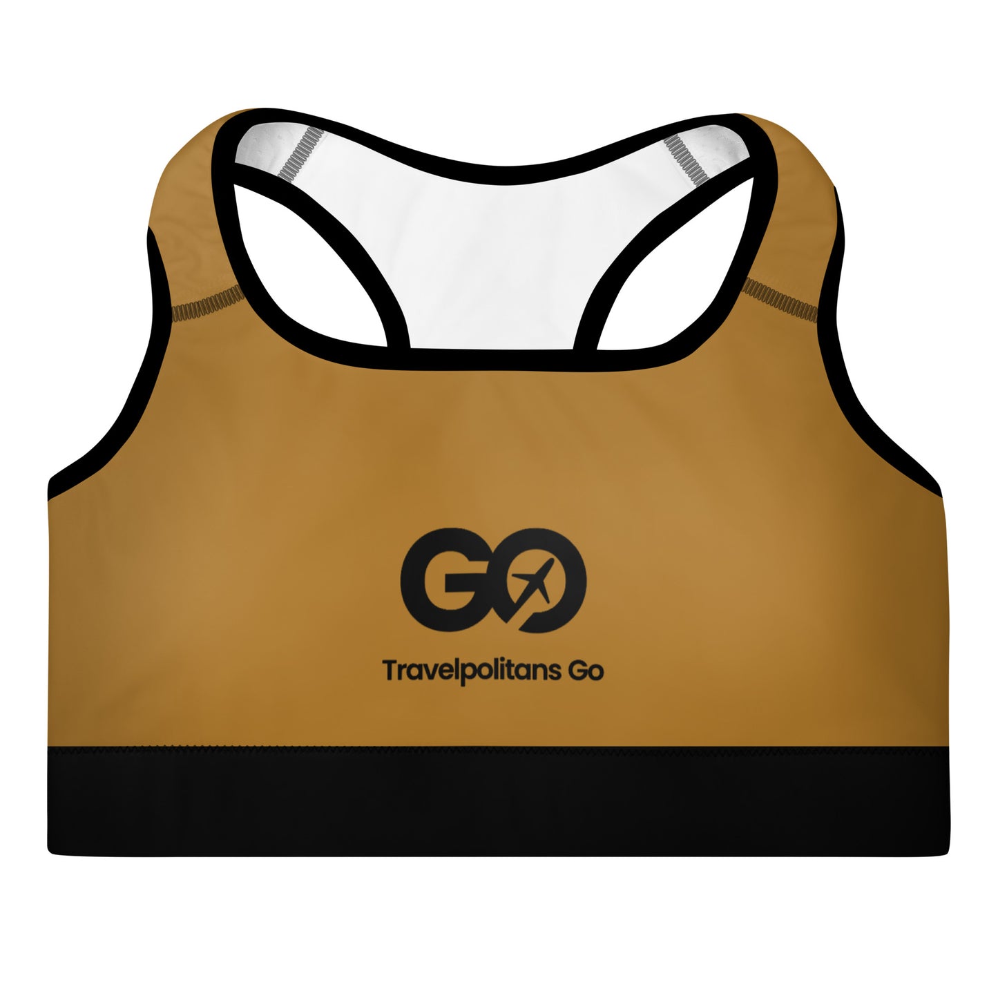 Women's Comfy Buckthorn Brown Padded Sports Bra