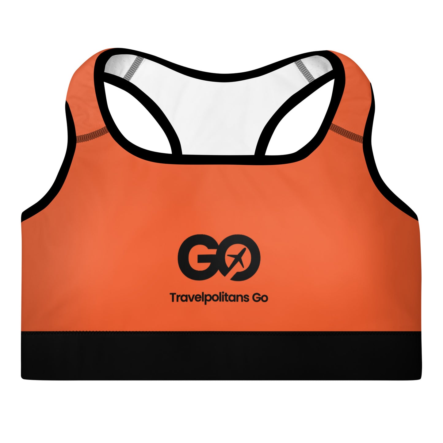 Women's Comfy Rorange Padded Sports Bra