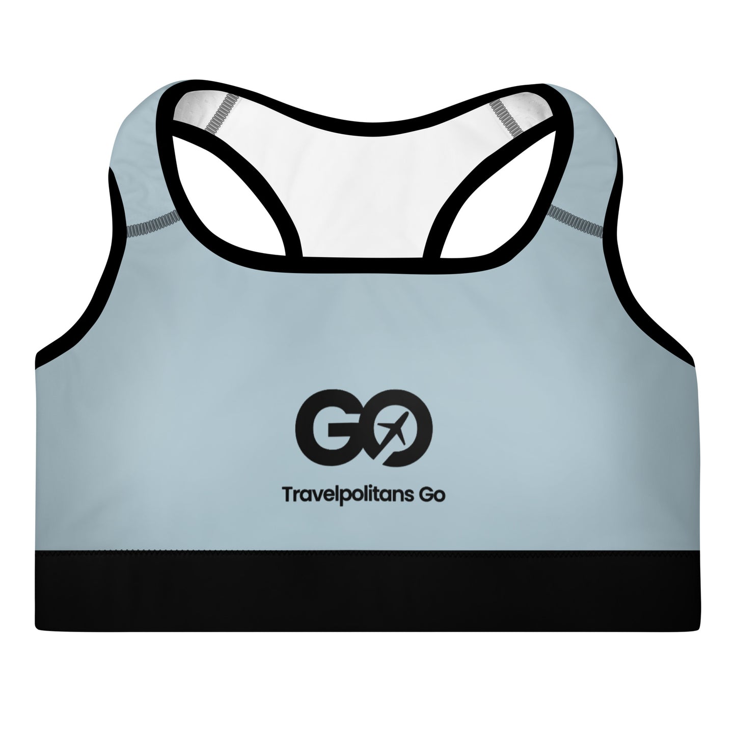 Women's Comfy Winter Sky Padded Sports Bra