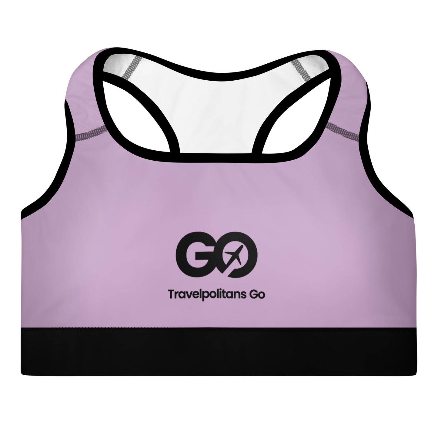 Women's Comfy Lilac Padded Sports Bra