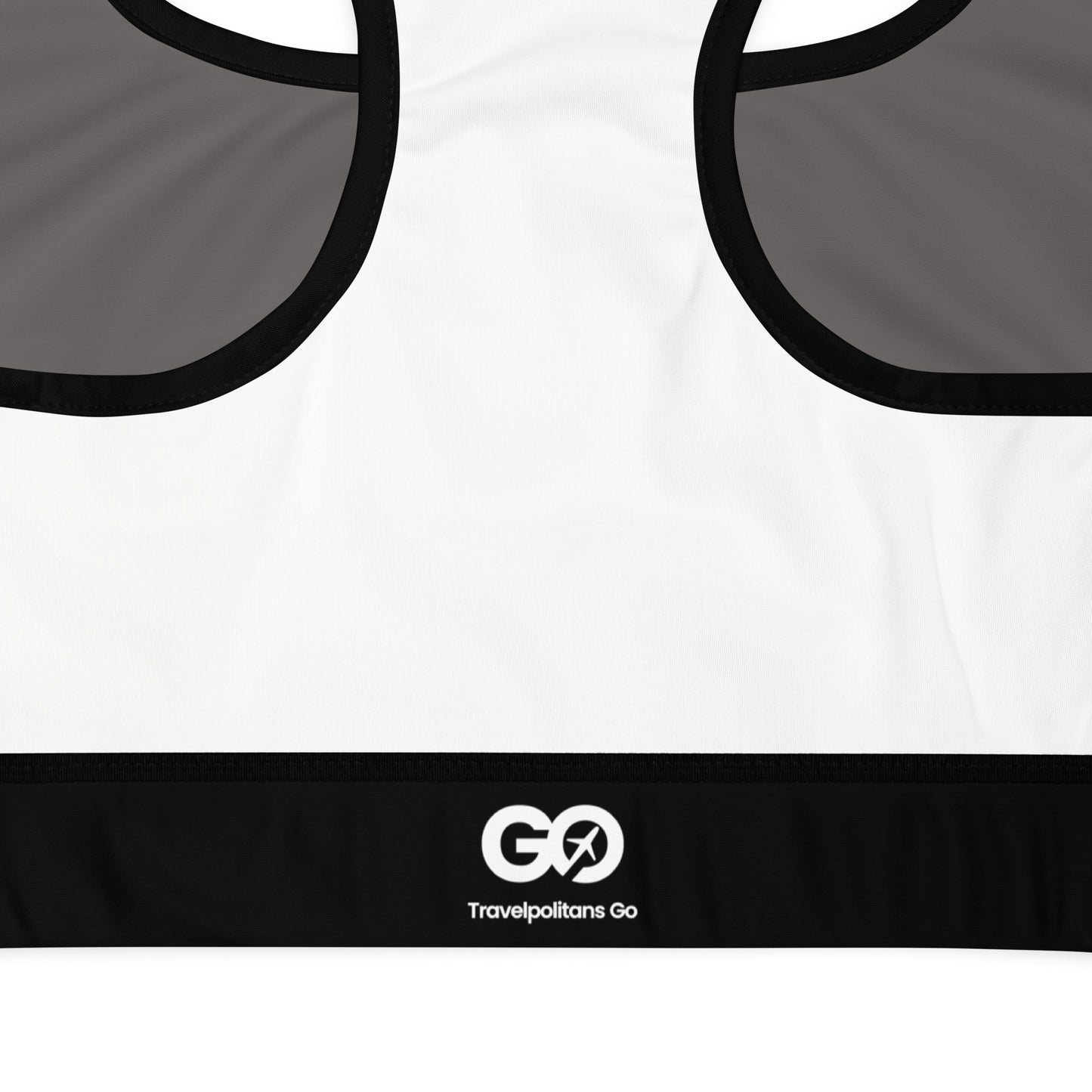 Women's Comfy Dark Gray Padded Sports Bra