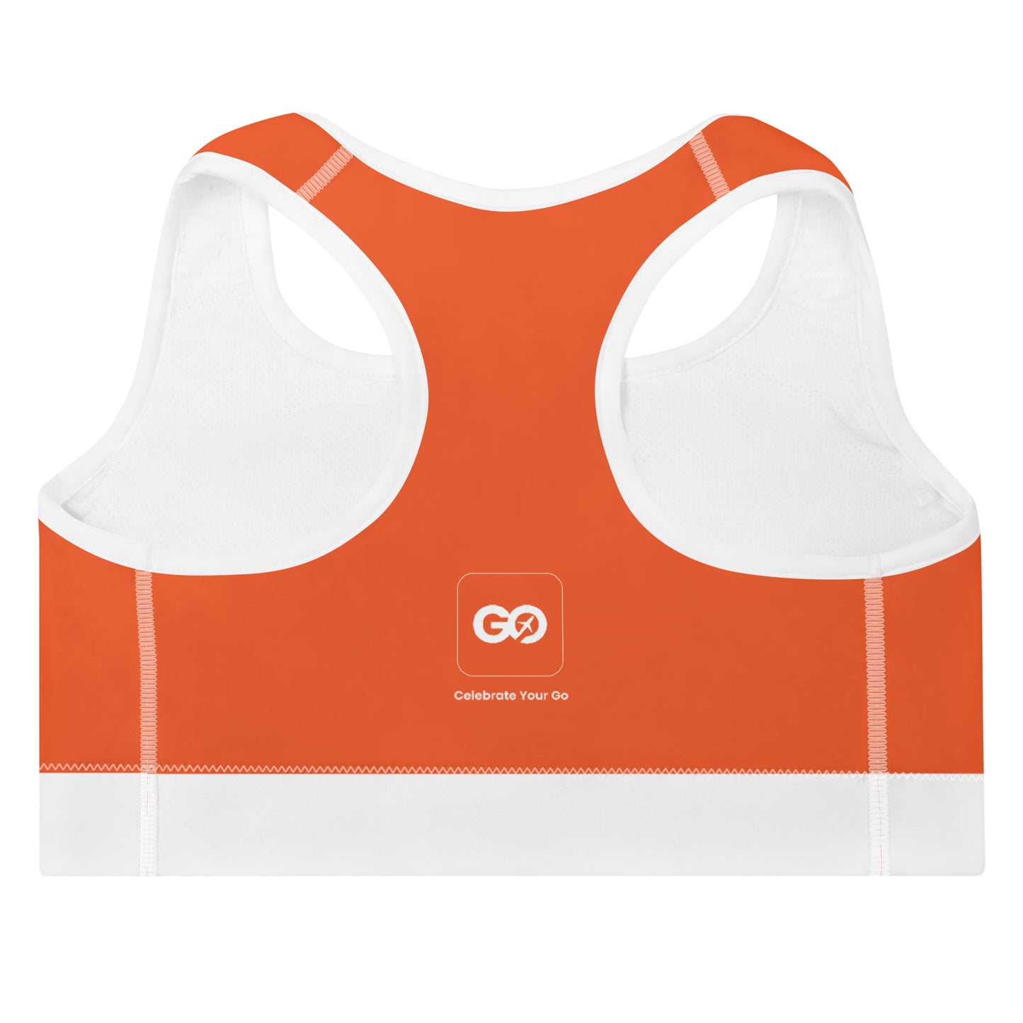 Women's Comfy Rorange Padded Sports Bra