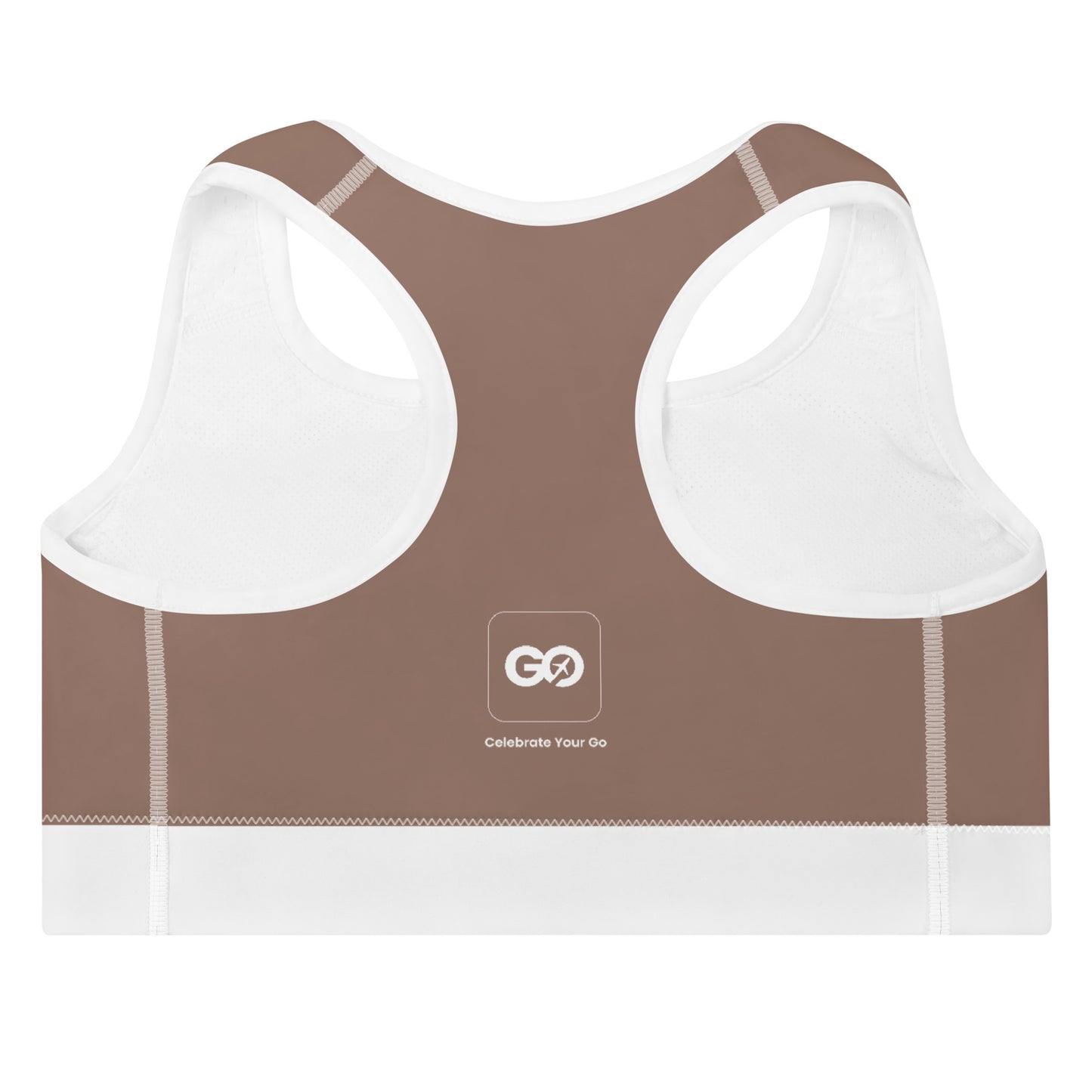 Women's Comfy Raw Umber Padded Sports Bra