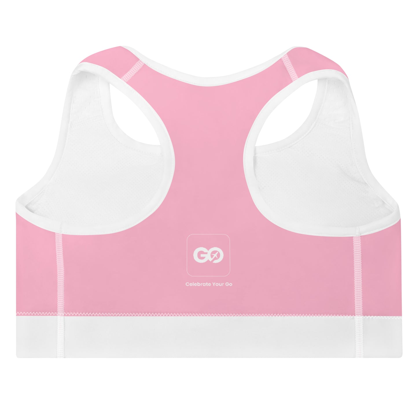 Women's Comfy Pink Padded Sports Bra