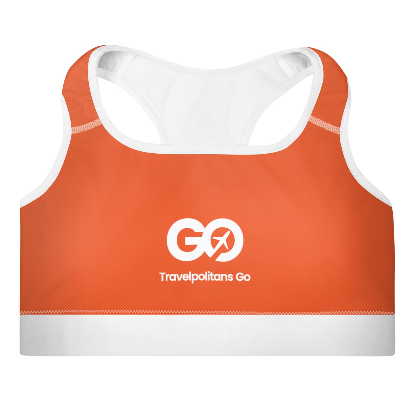 Women's Comfy Rorange Padded Sports Bra