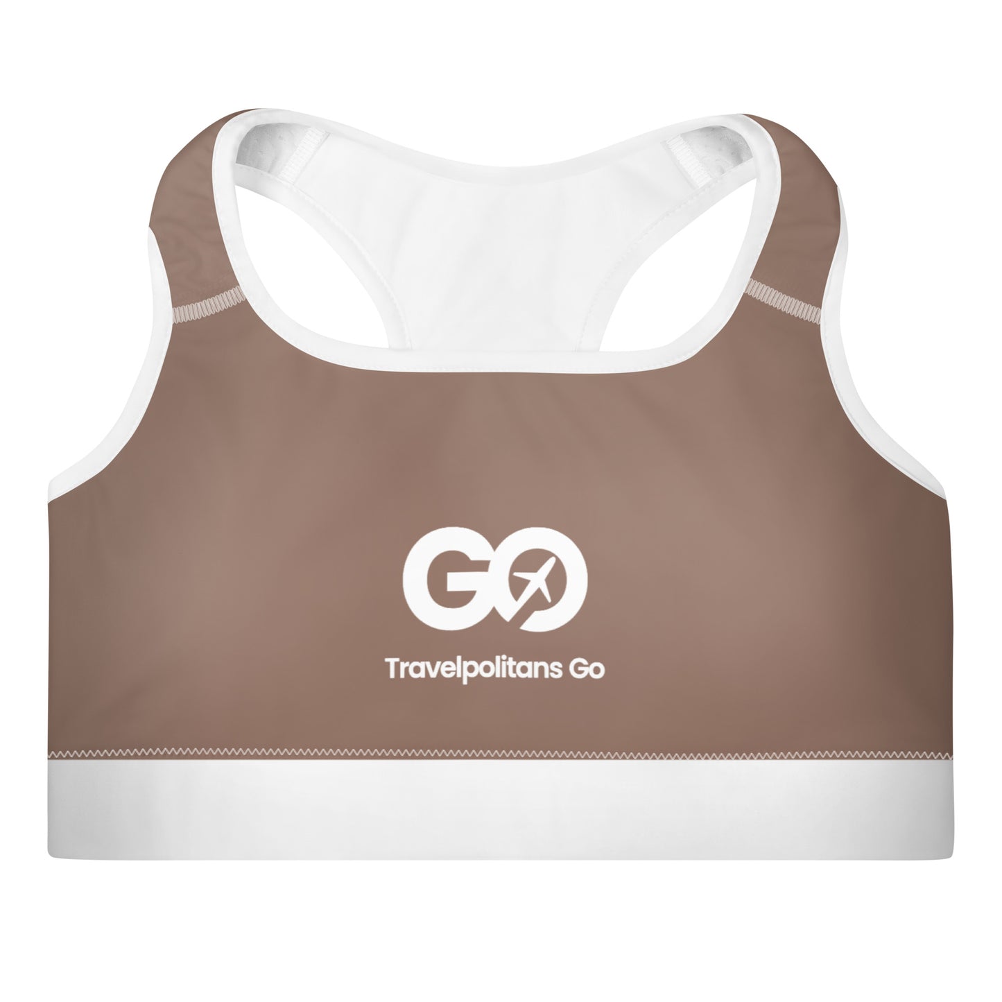 Women's Comfy Raw Umber Padded Sports Bra