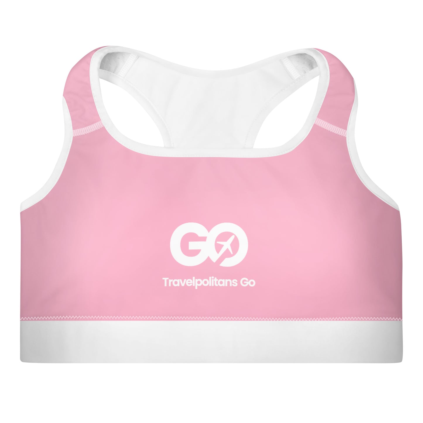 Women's Comfy Pink Padded Sports Bra