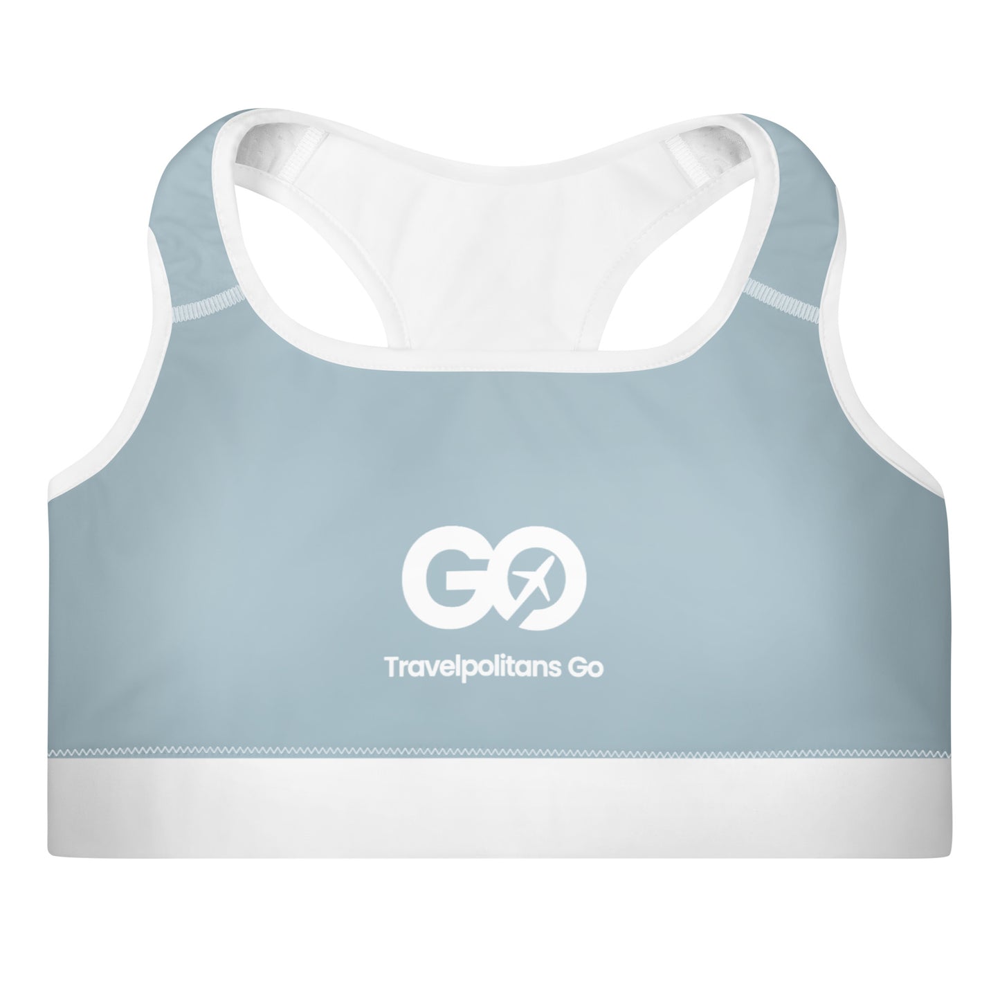 Women's Comfy Winter Sky Padded Sports Bra