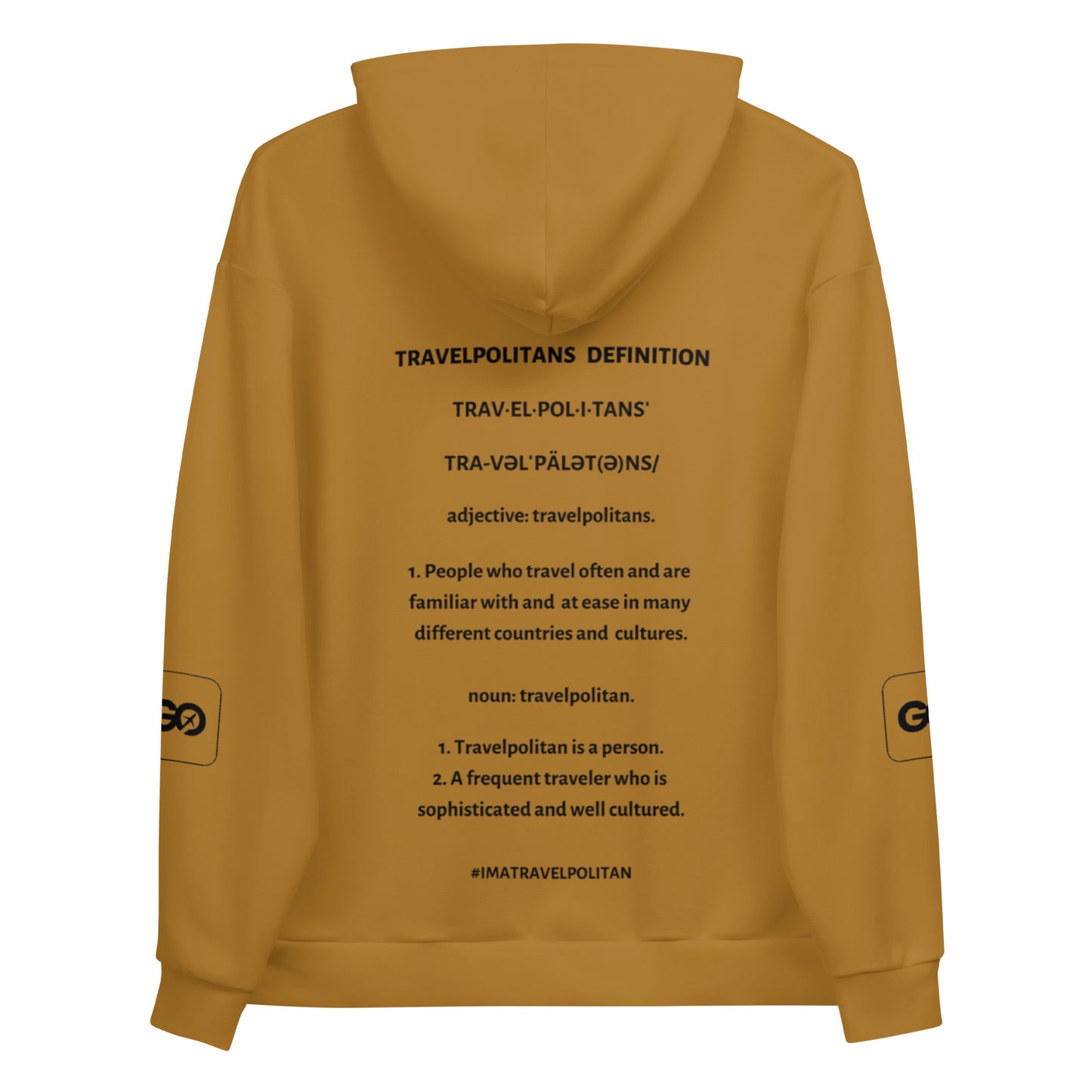 B. Brown Travelpolitans Go Hoodie