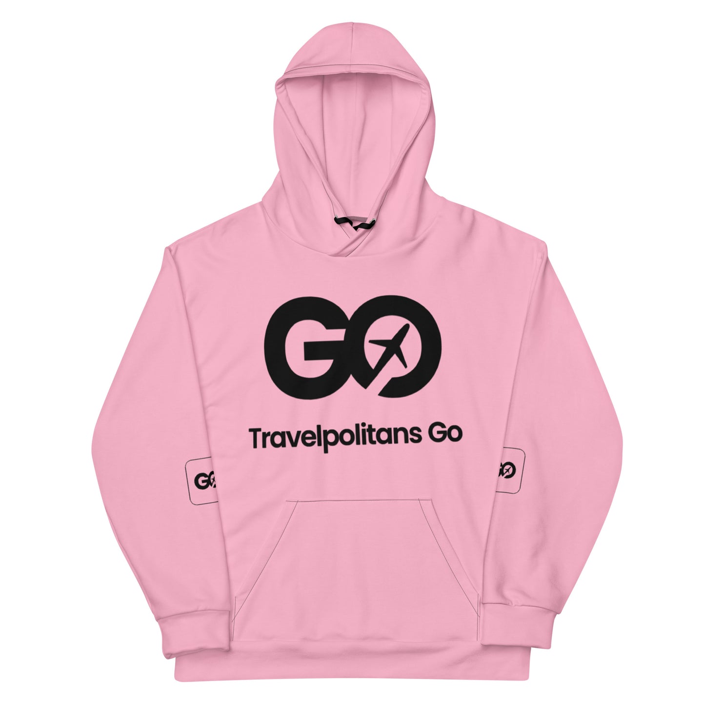 Pink Travelpolitans Go Hoodie