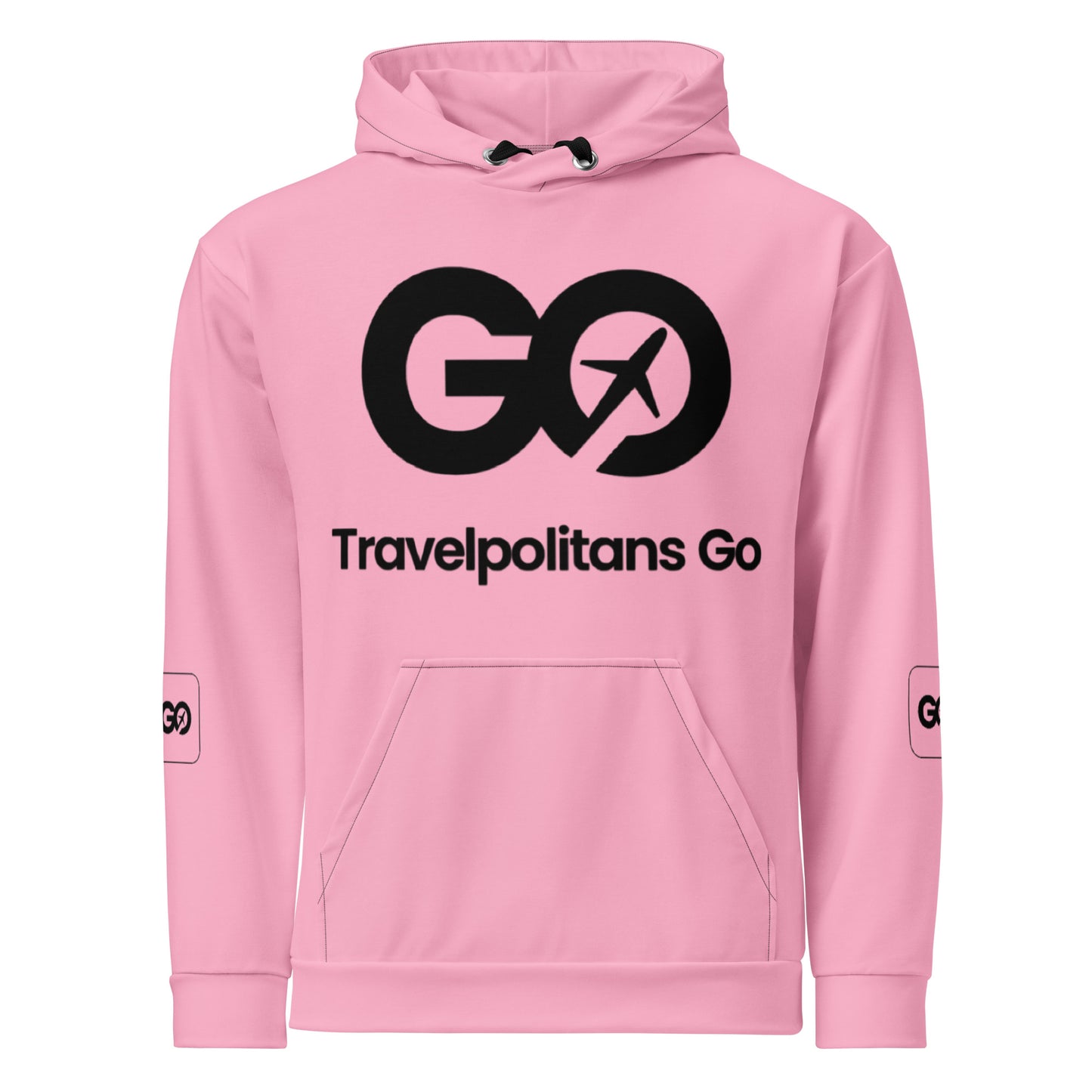 Pink Travelpolitans Go Hoodie