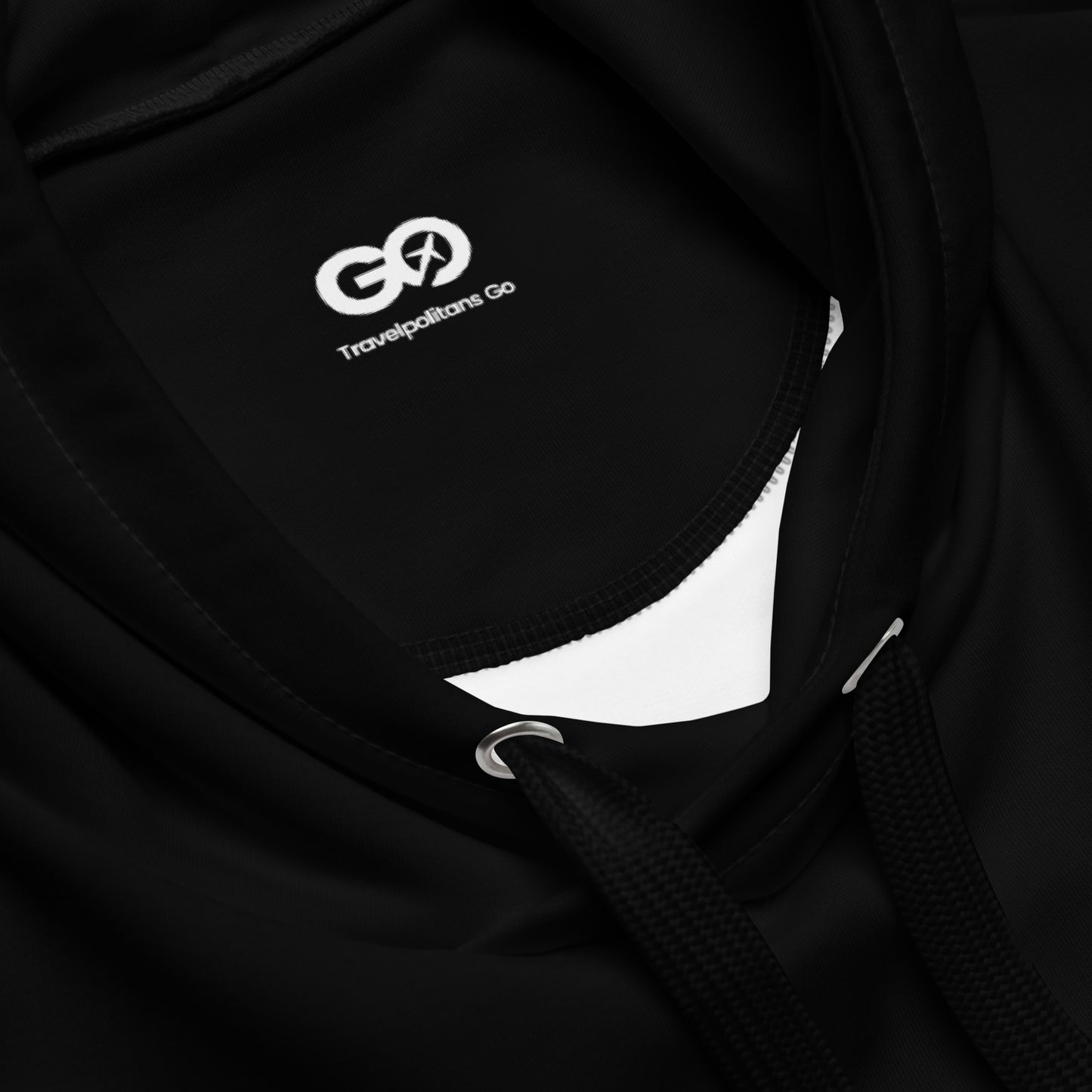 Black Travelpolitans Go Hoodie
