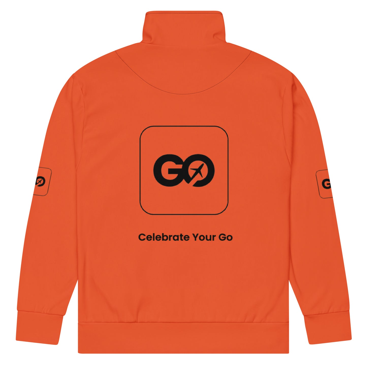 Red Orange Unisex Track Jacket
