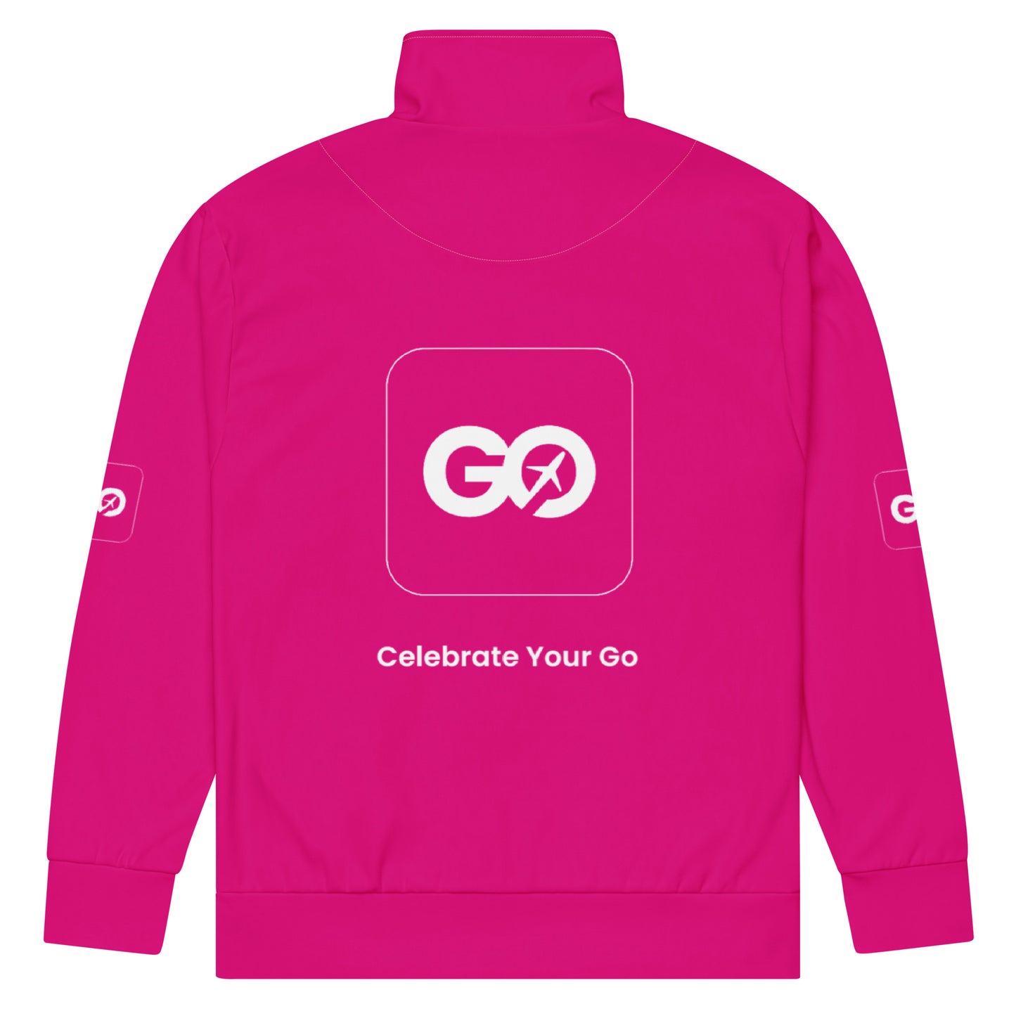 Fuchsia Glow Unisex Track Jacket