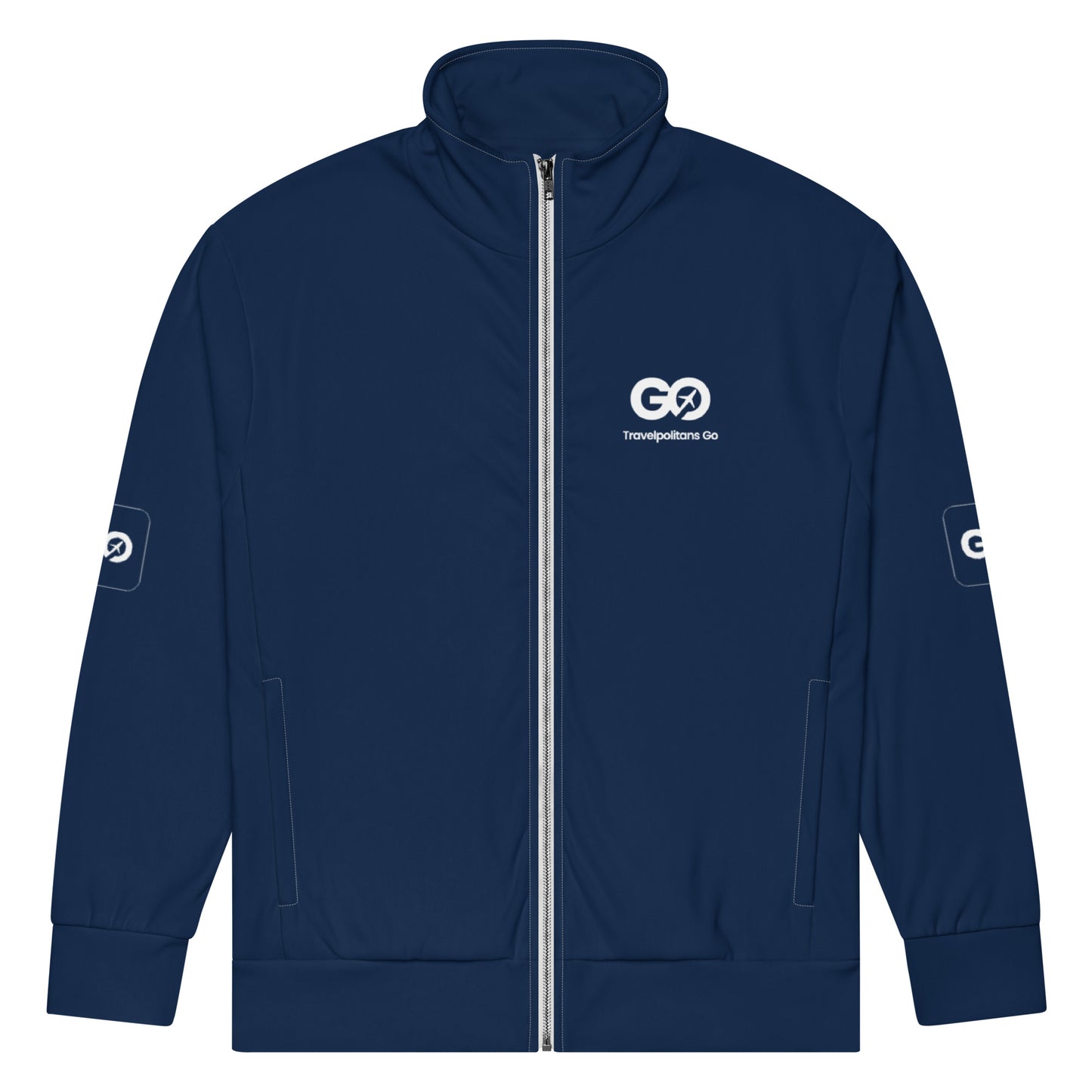 Navy Unisex Track Jacket