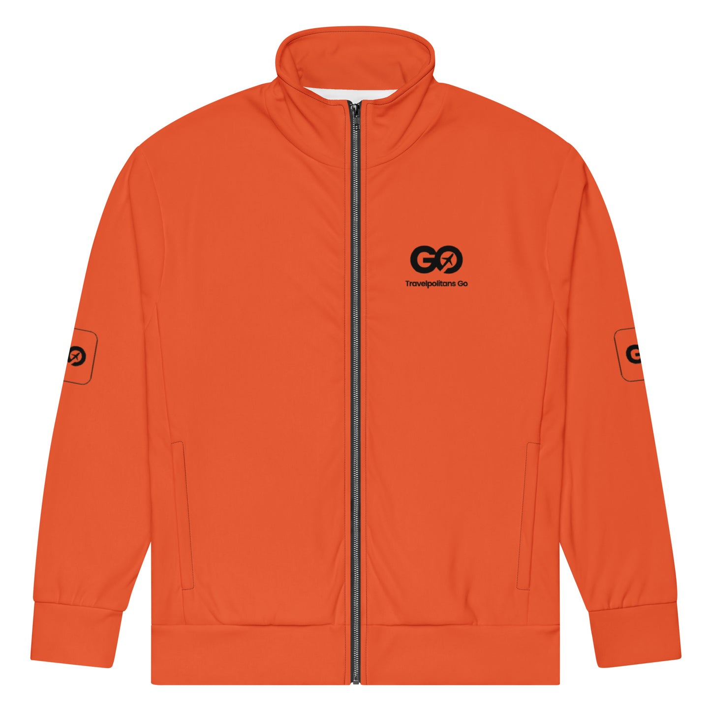 Red Orange Unisex Track Jacket