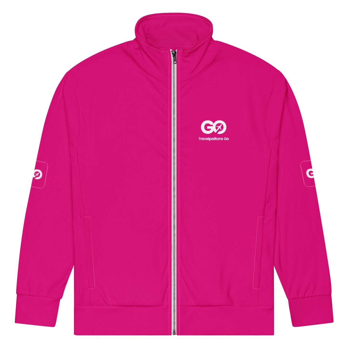 Fuchsia Glow Unisex Track Jacket