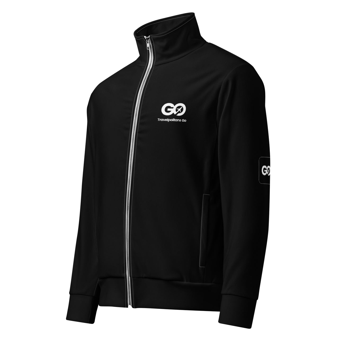Black Unisex Track Jacket