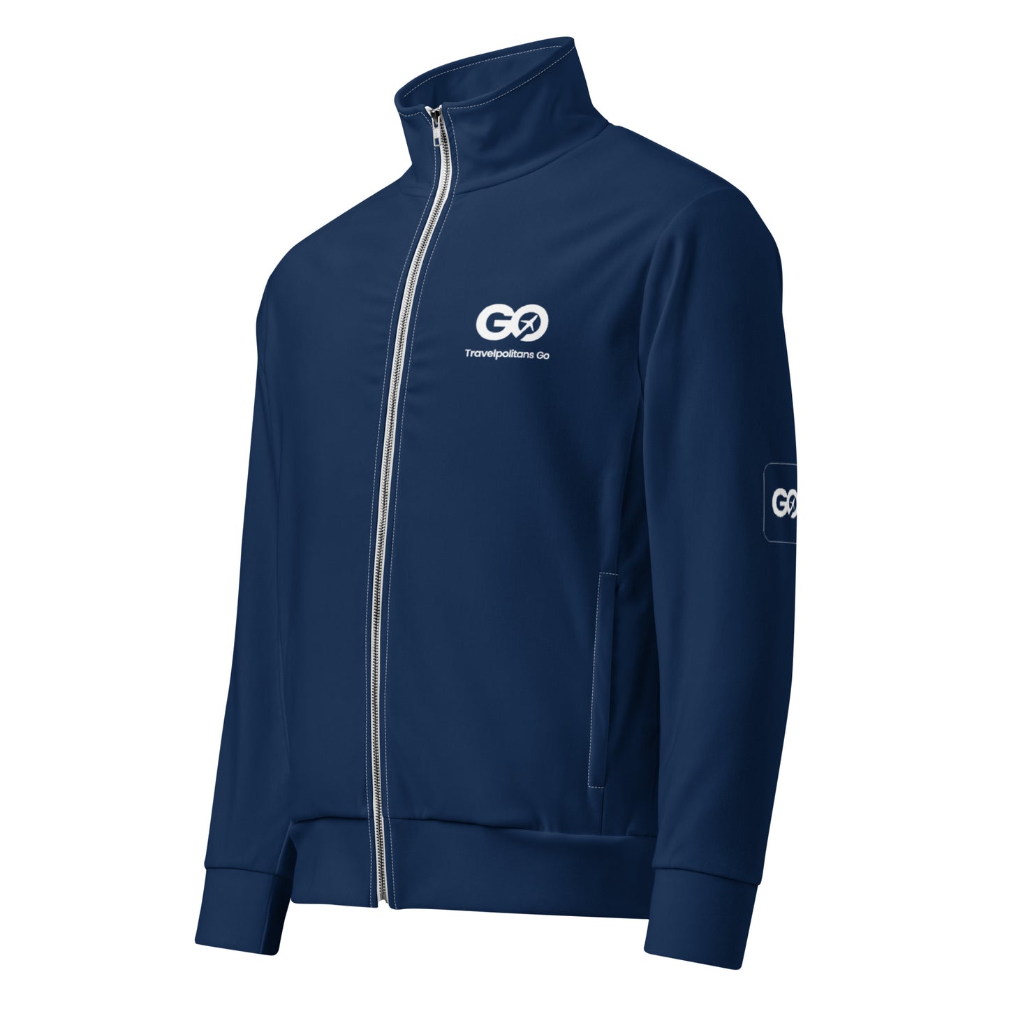 Navy Unisex Track Jacket