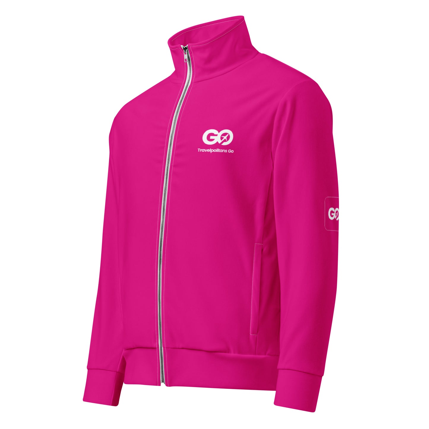 Fuchsia Glow Unisex Track Jacket