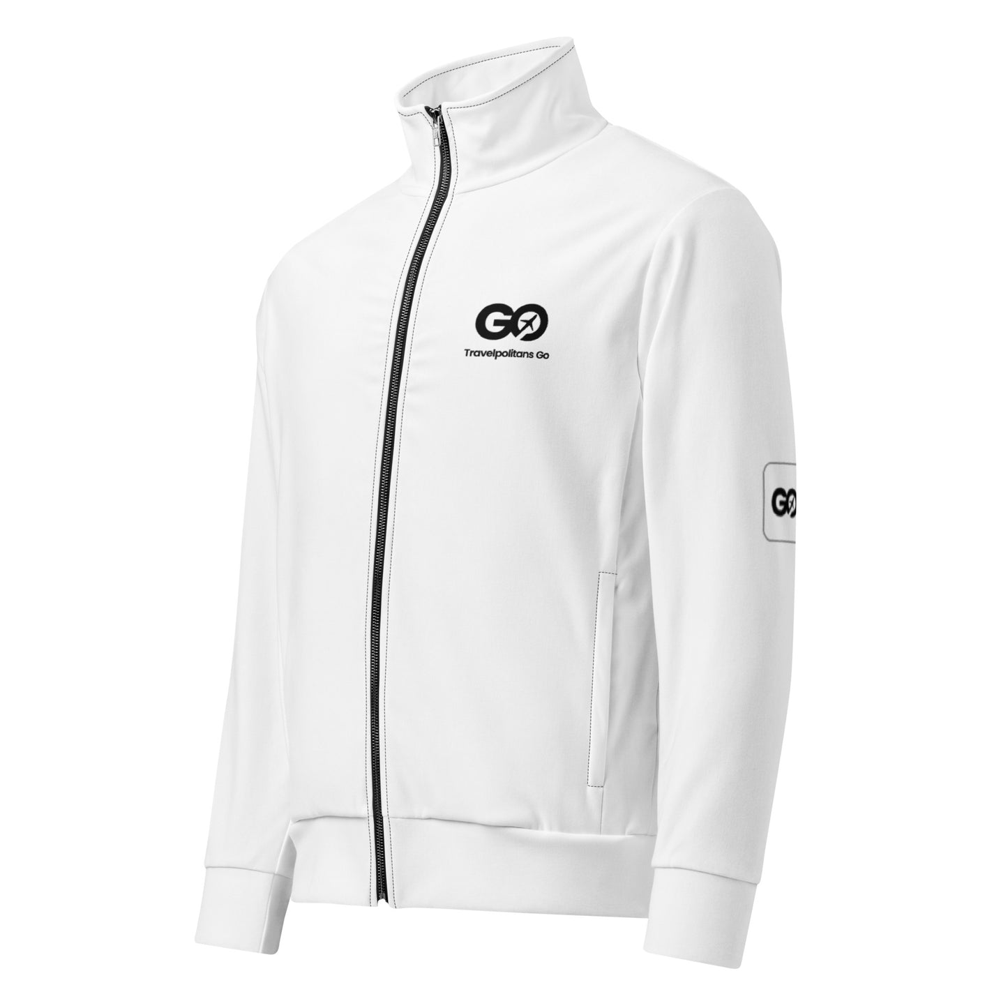 White Unisex Track Jacket