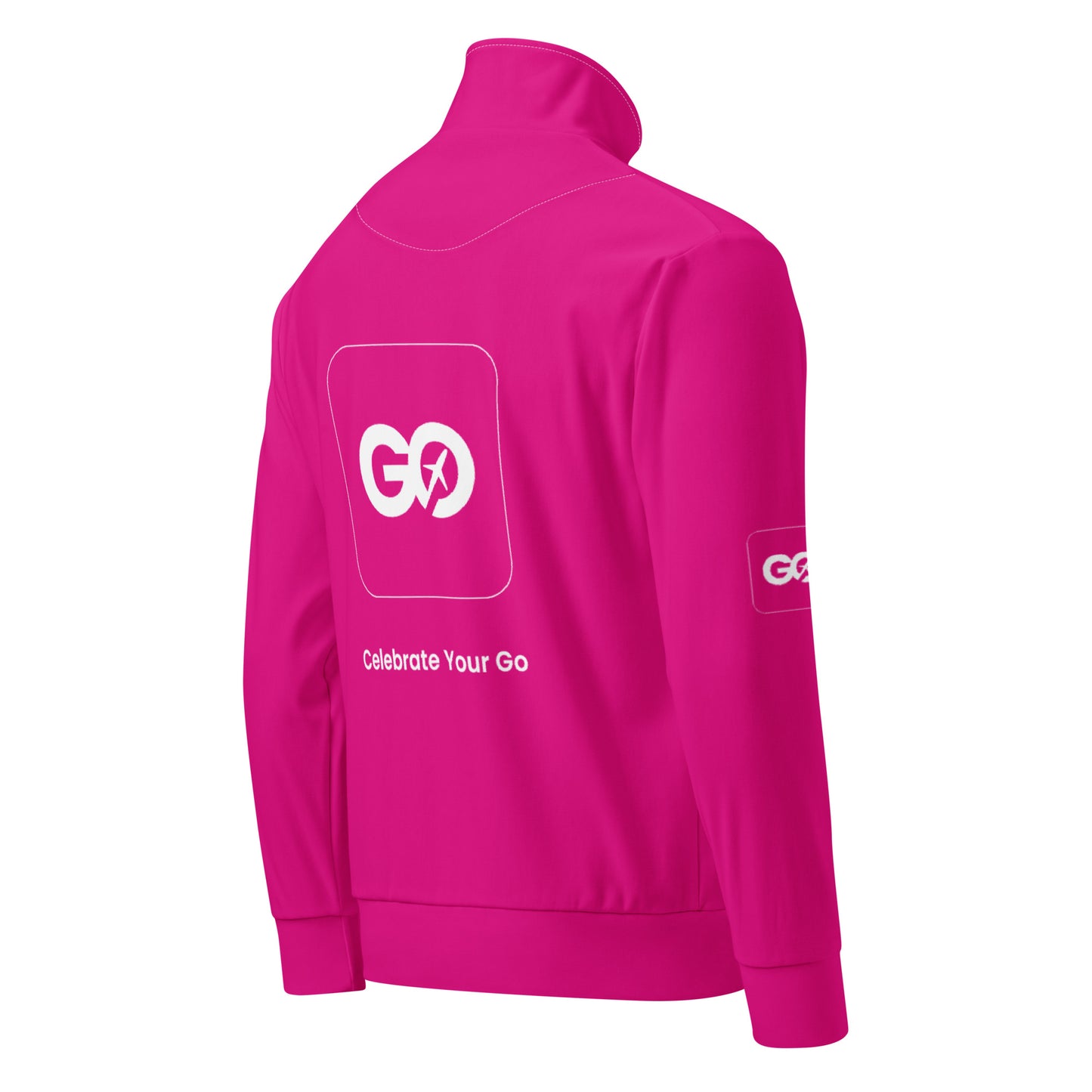 Fuchsia Glow Unisex Track Jacket