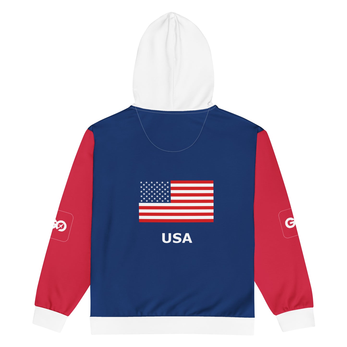 America Unisex Zip Hoodie