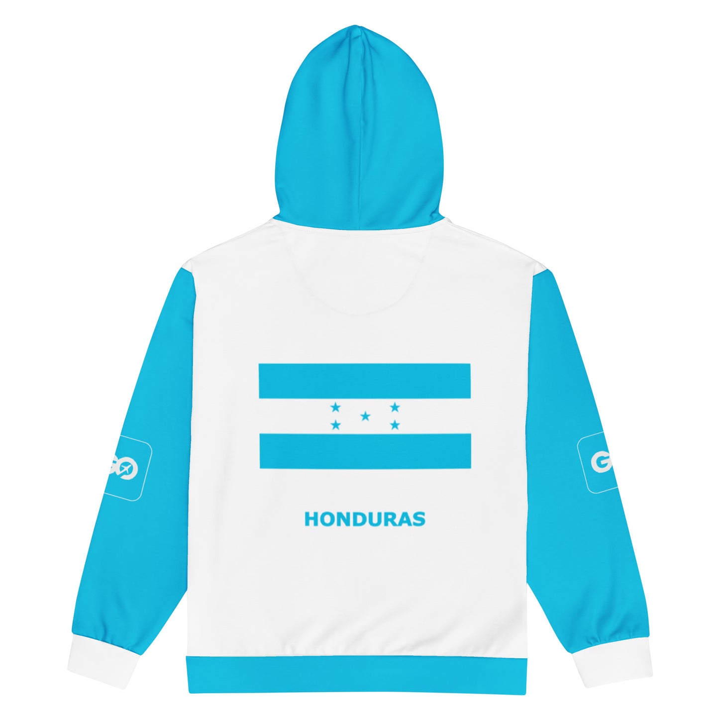 Honduras Unisex Zip Hoodie
