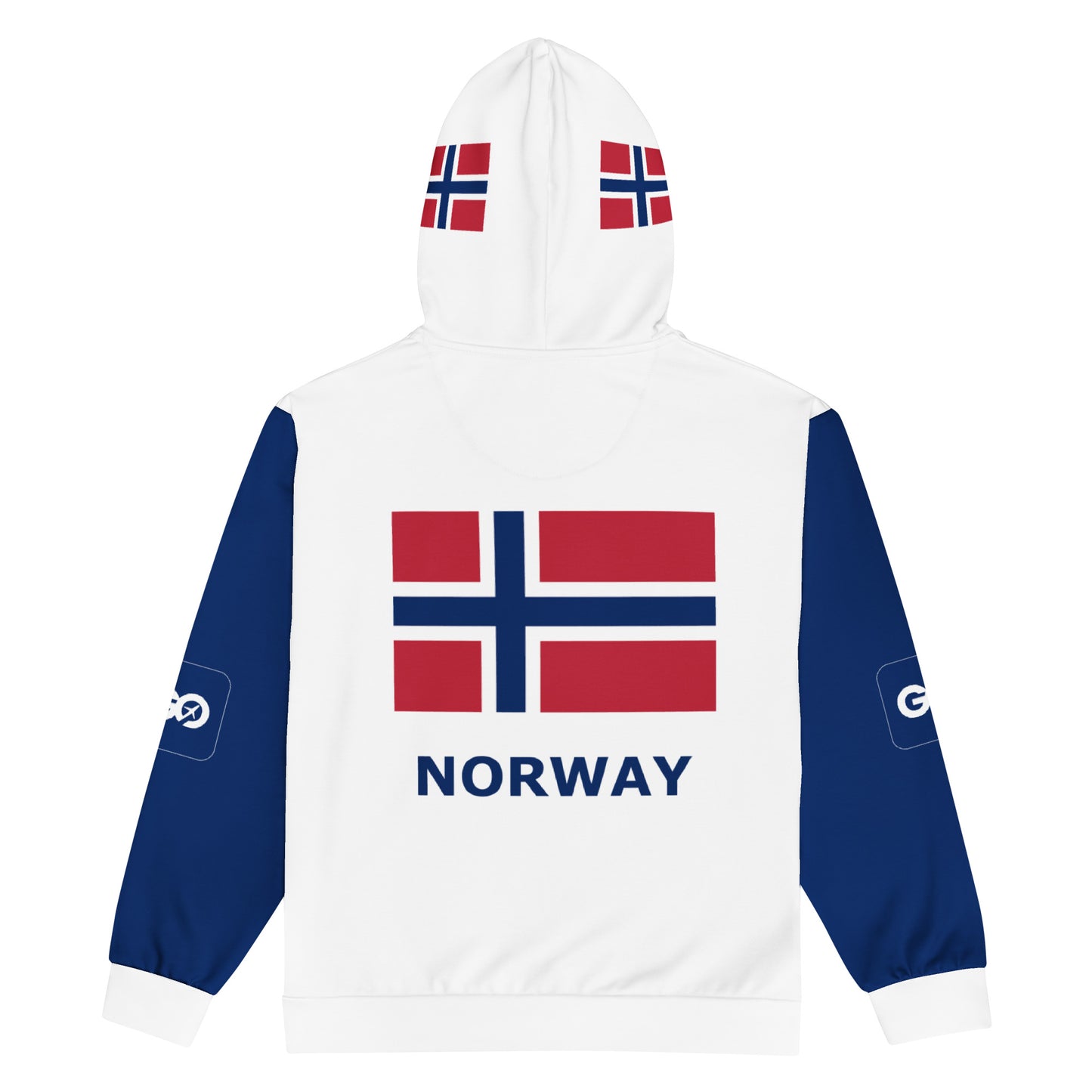 Norway Unisex Zip Hoodie