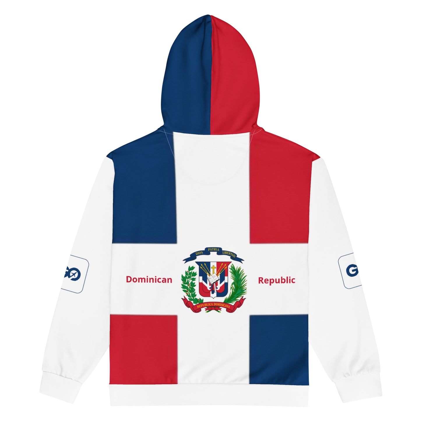 Dominican Republic Unisex Zip Hoodie