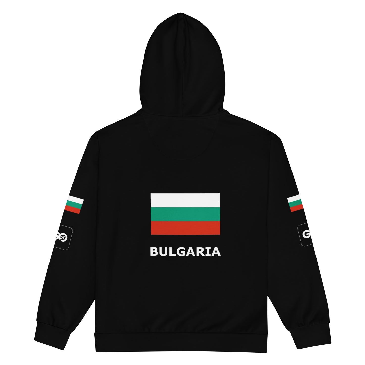 Bulgarian Unisex Zip Hoodie