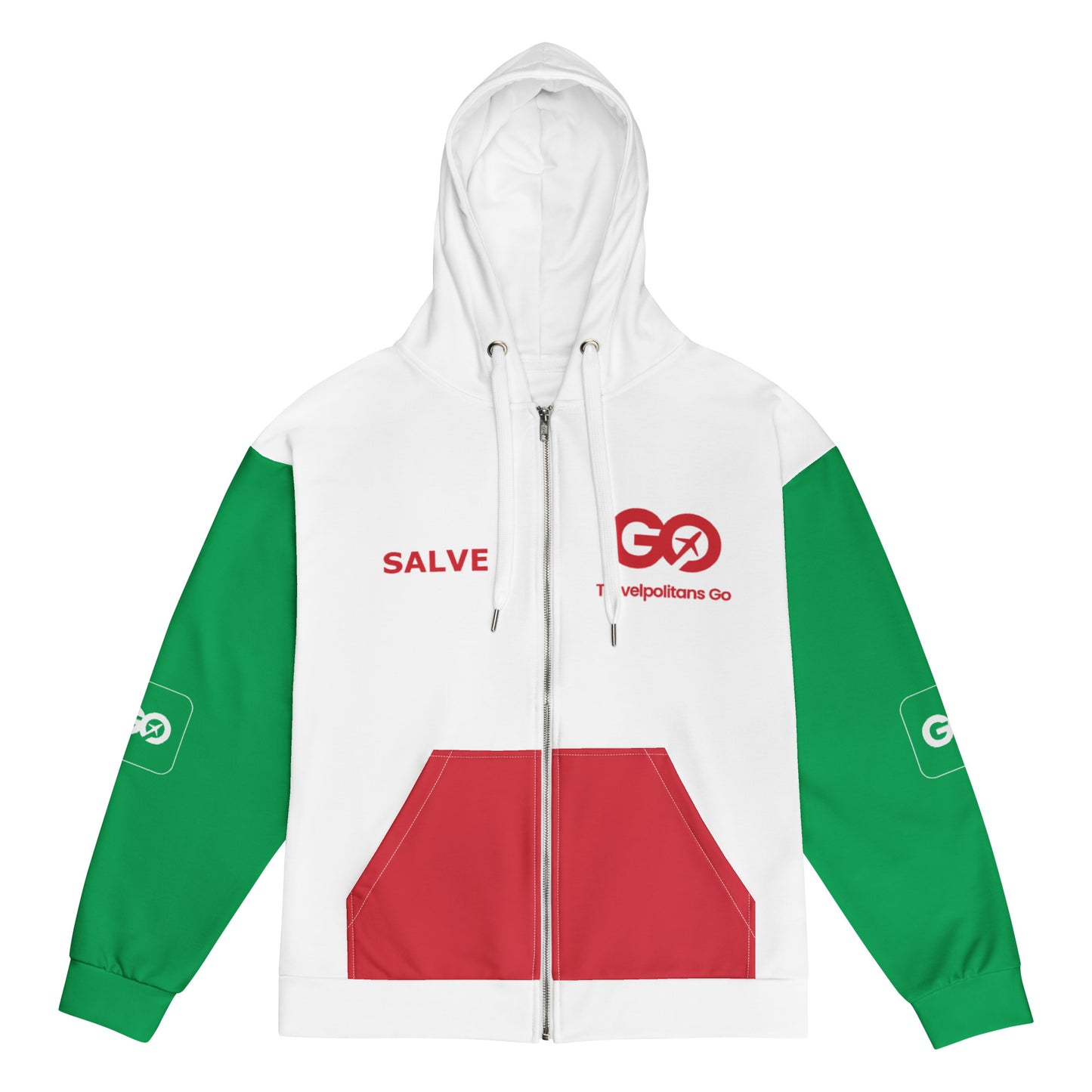 Italy Unisex Zip Hoodie
