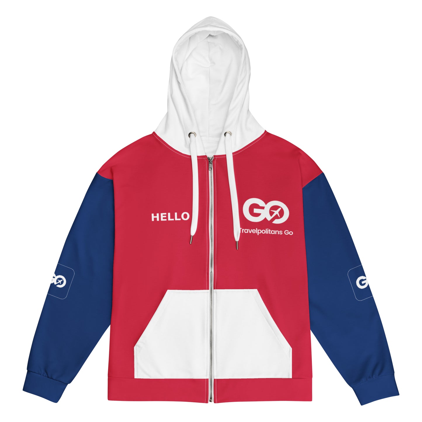 America Unisex Zip Hoodie
