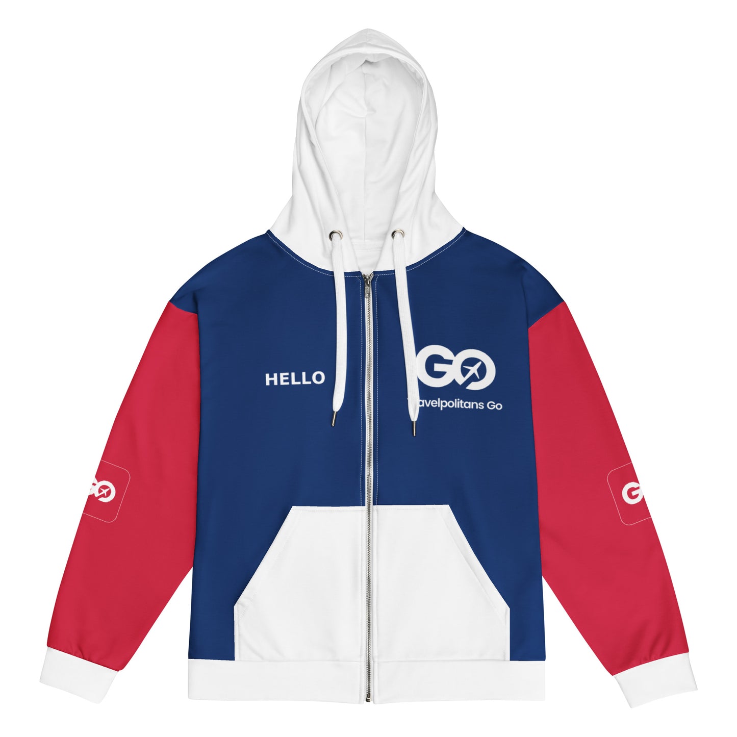 America Unisex Zip Hoodie
