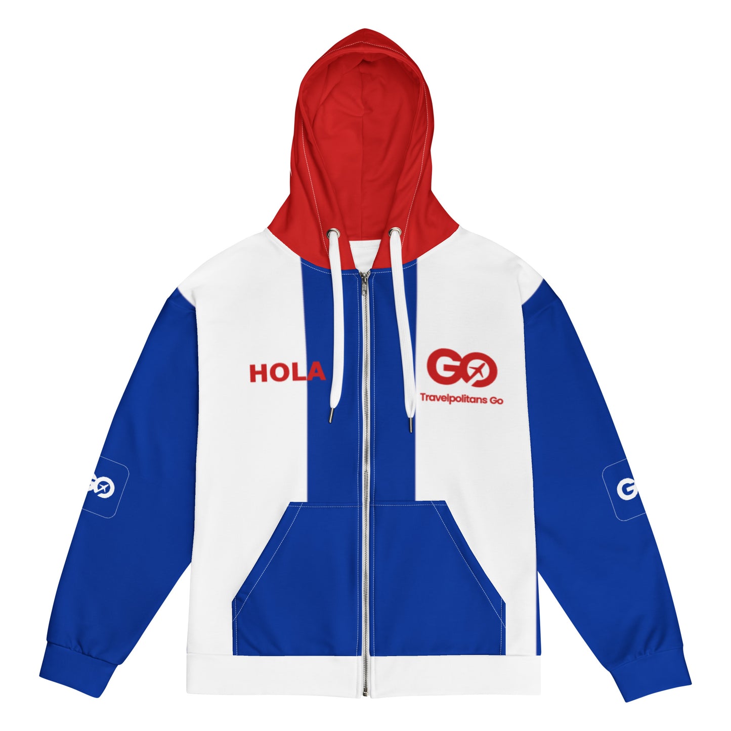 Cuba Unisex Zip Hoodie