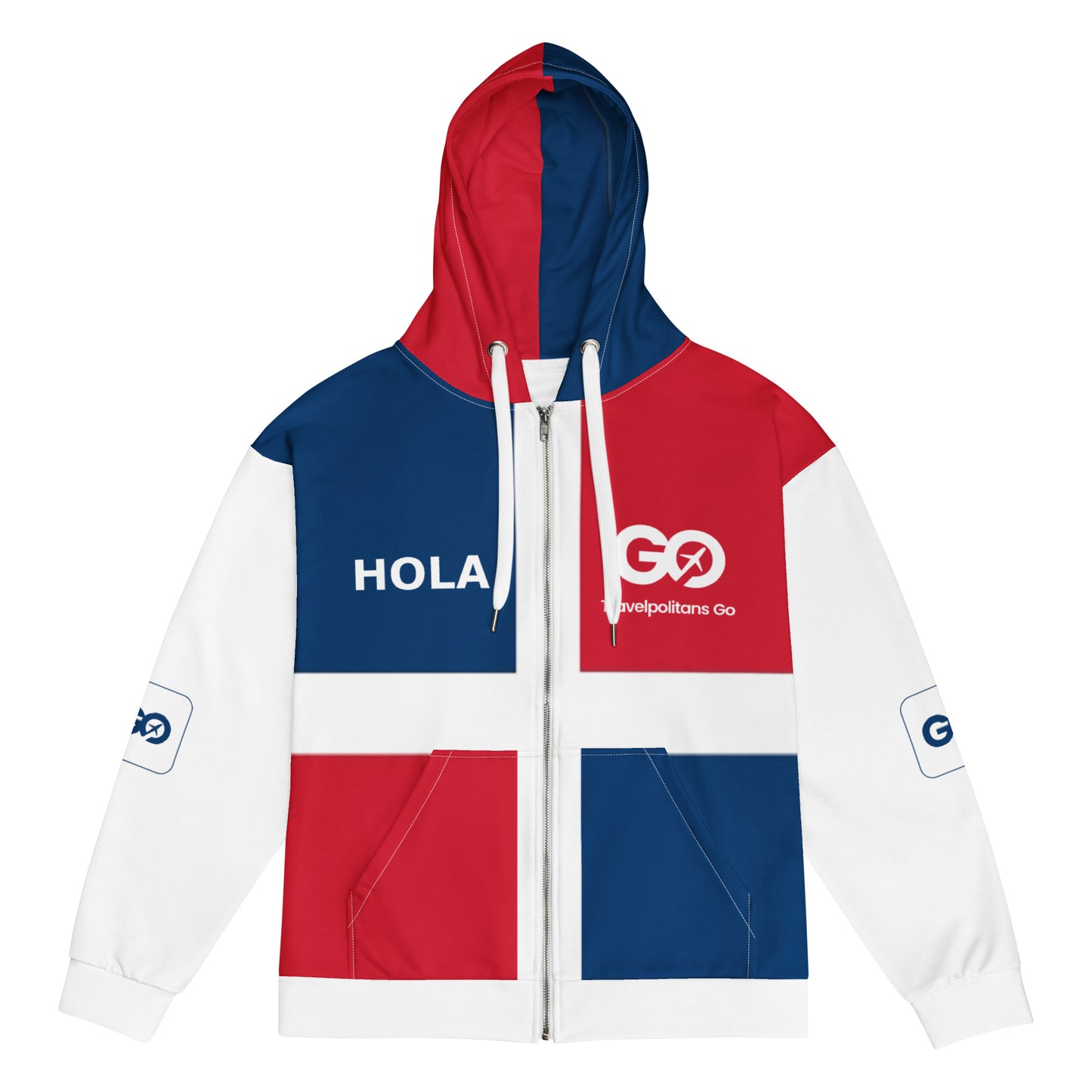 Dominican Republic Unisex Zip Hoodie