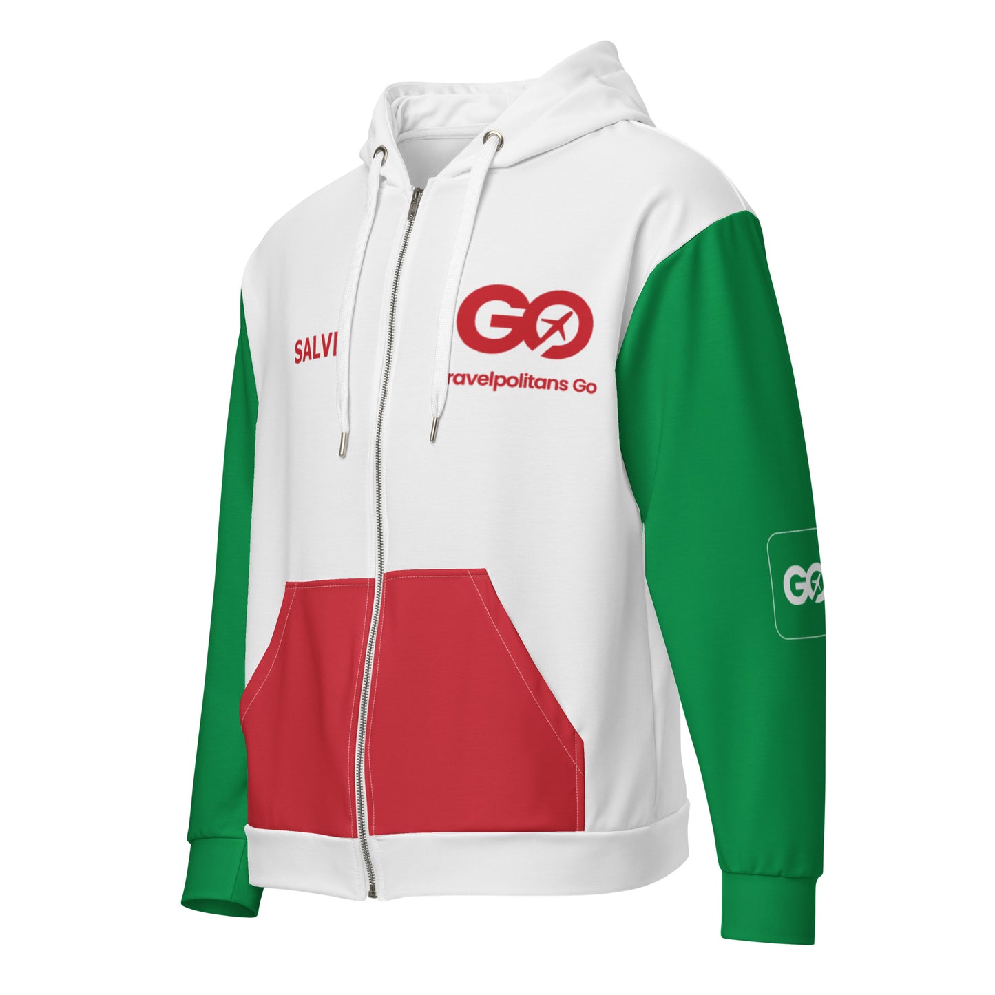 Italy Unisex Zip Hoodie