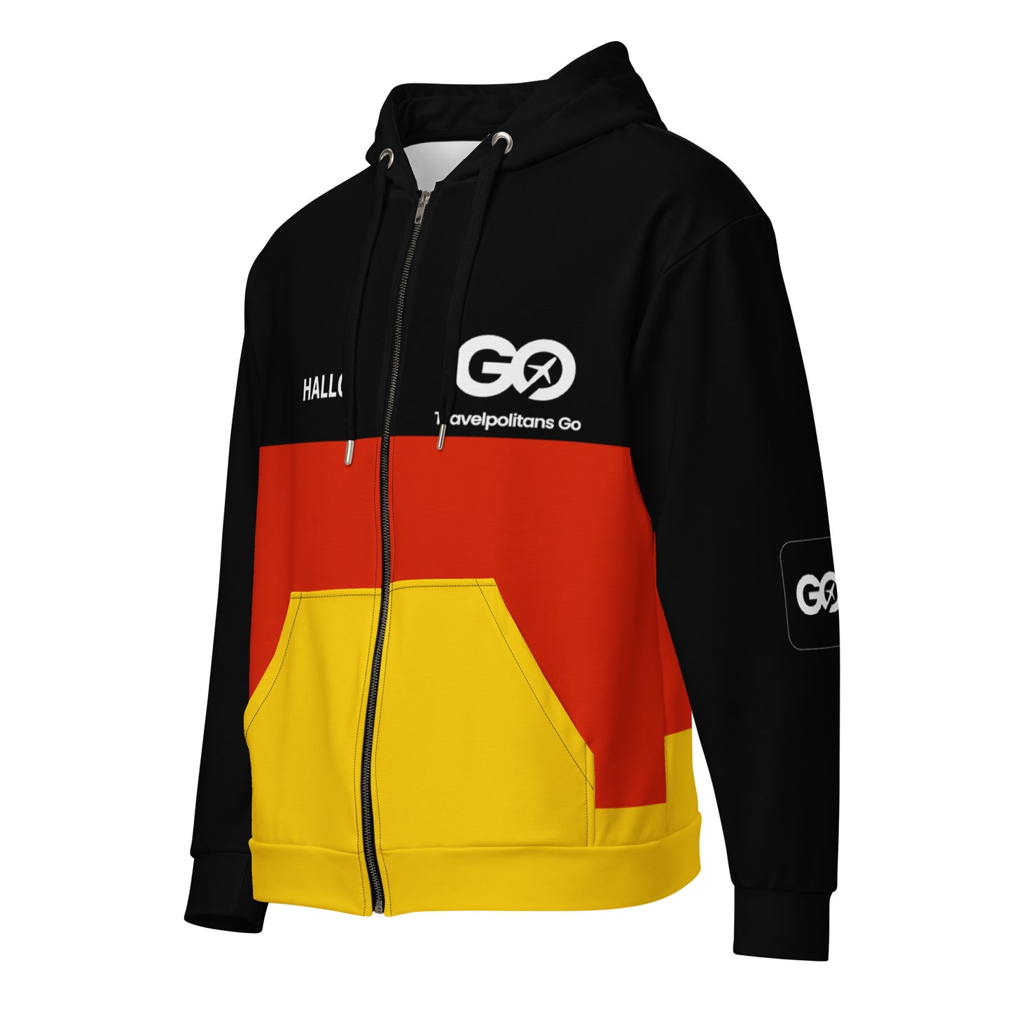 German Unisex Zip Hoodie