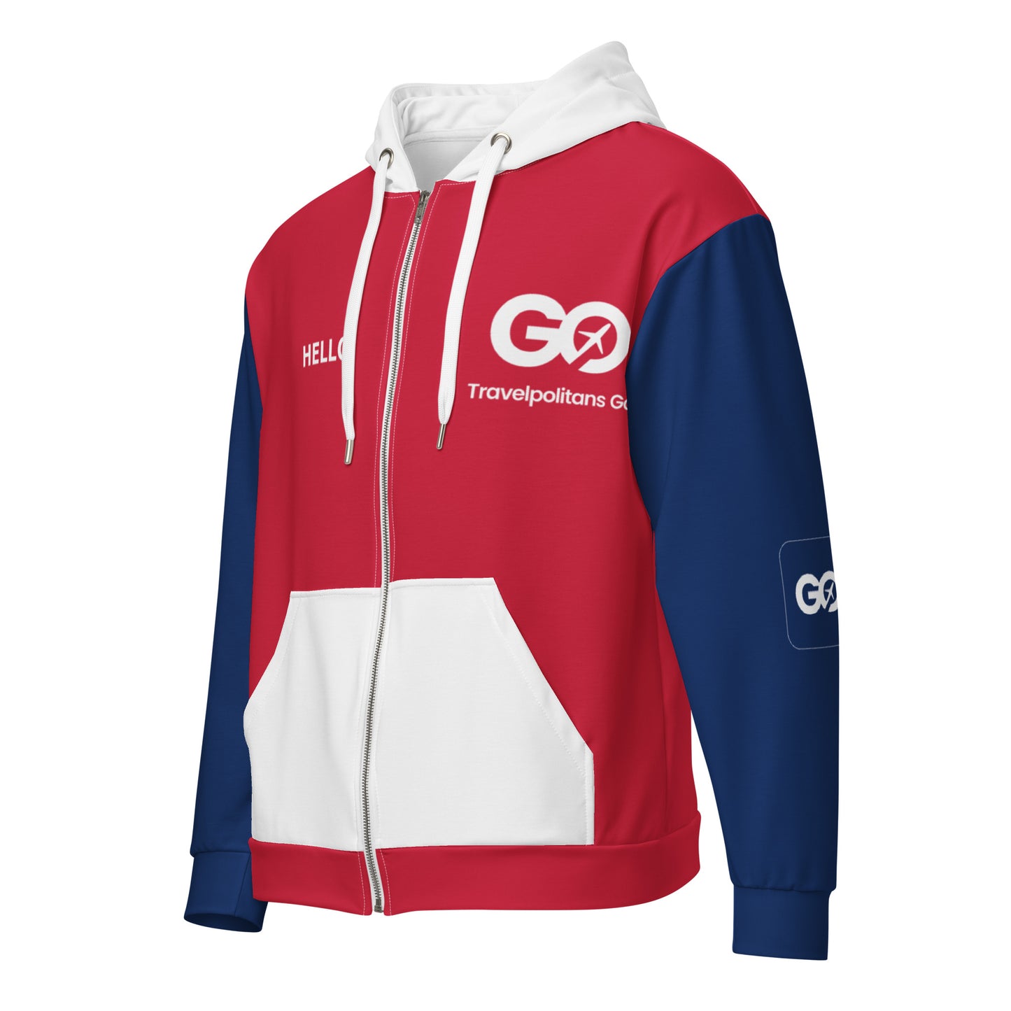 America Unisex Zip Hoodie