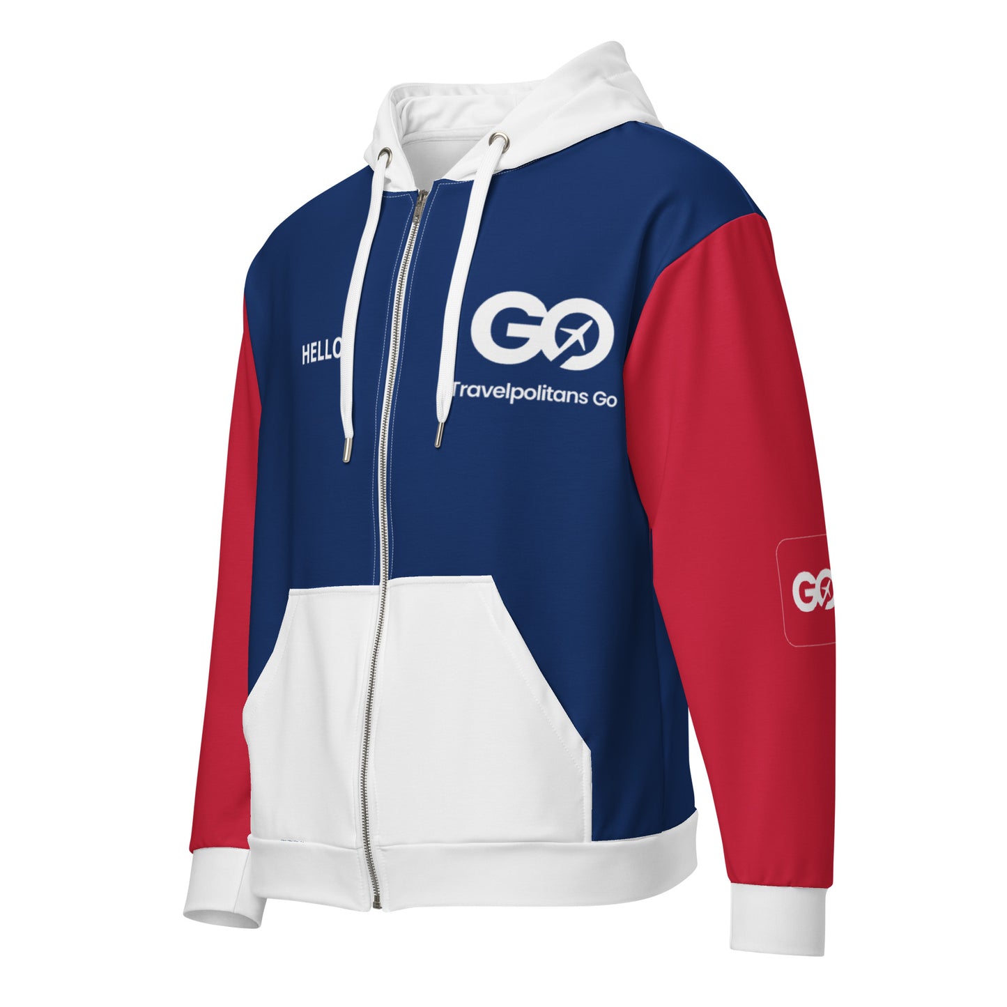 America Unisex Zip Hoodie