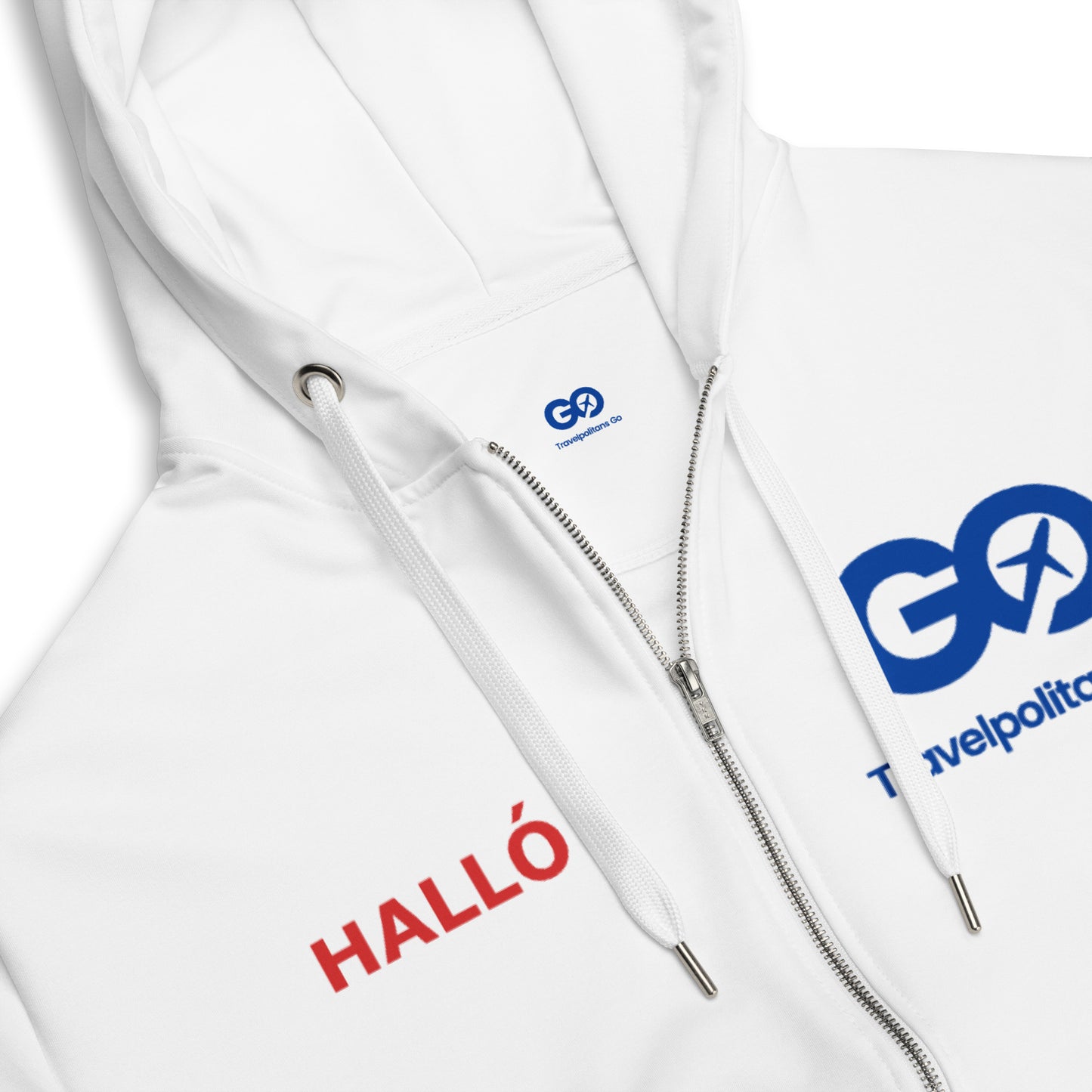 Iceland Unisex Zip Hoodie