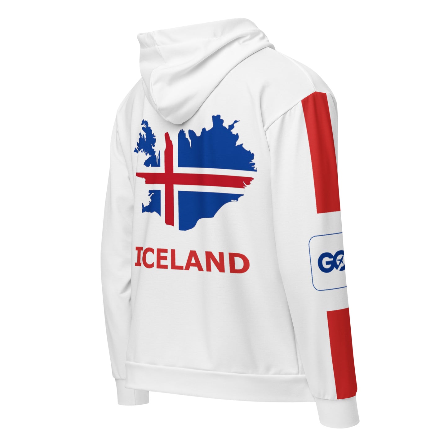 Iceland Unisex Zip Hoodie