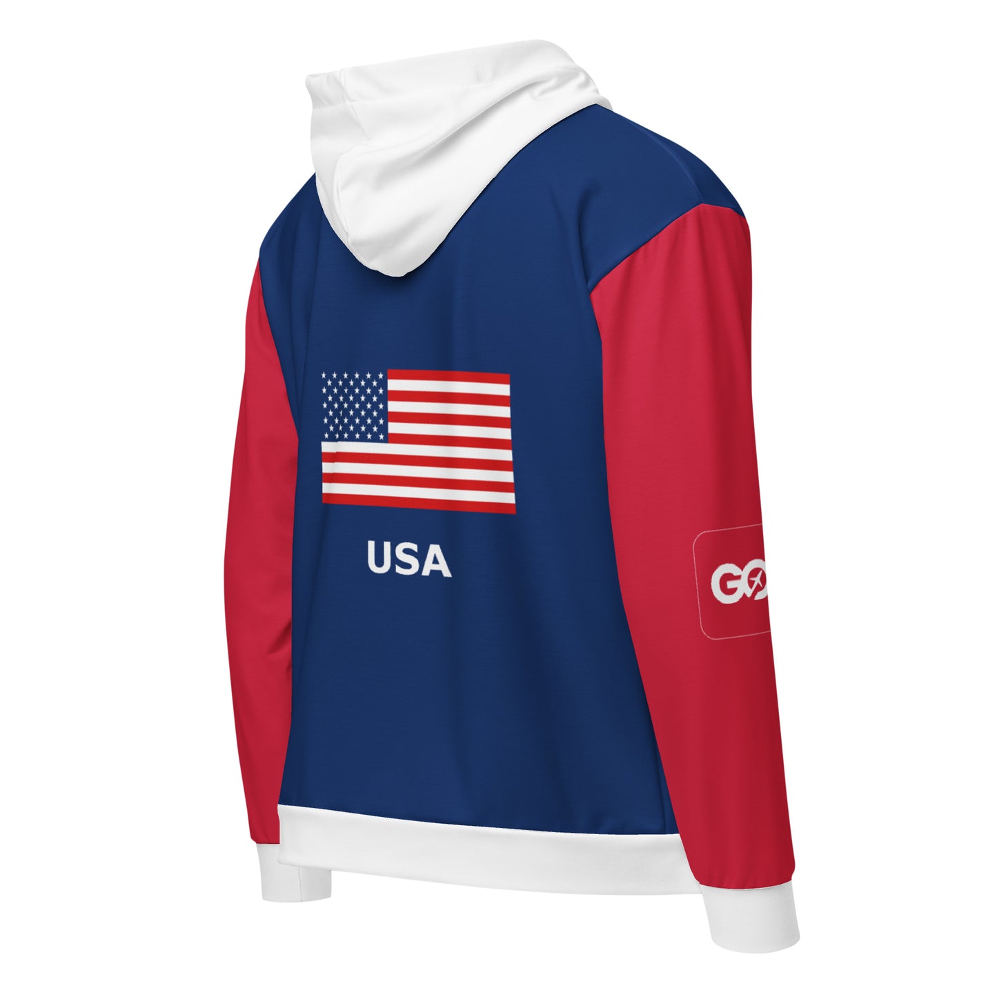 America Unisex Zip Hoodie