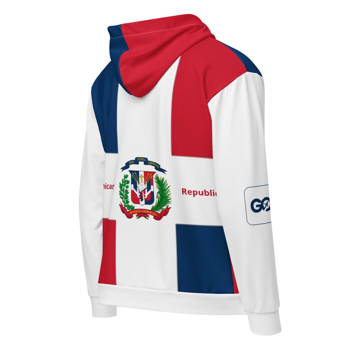Dominican Republic Unisex Zip Hoodie