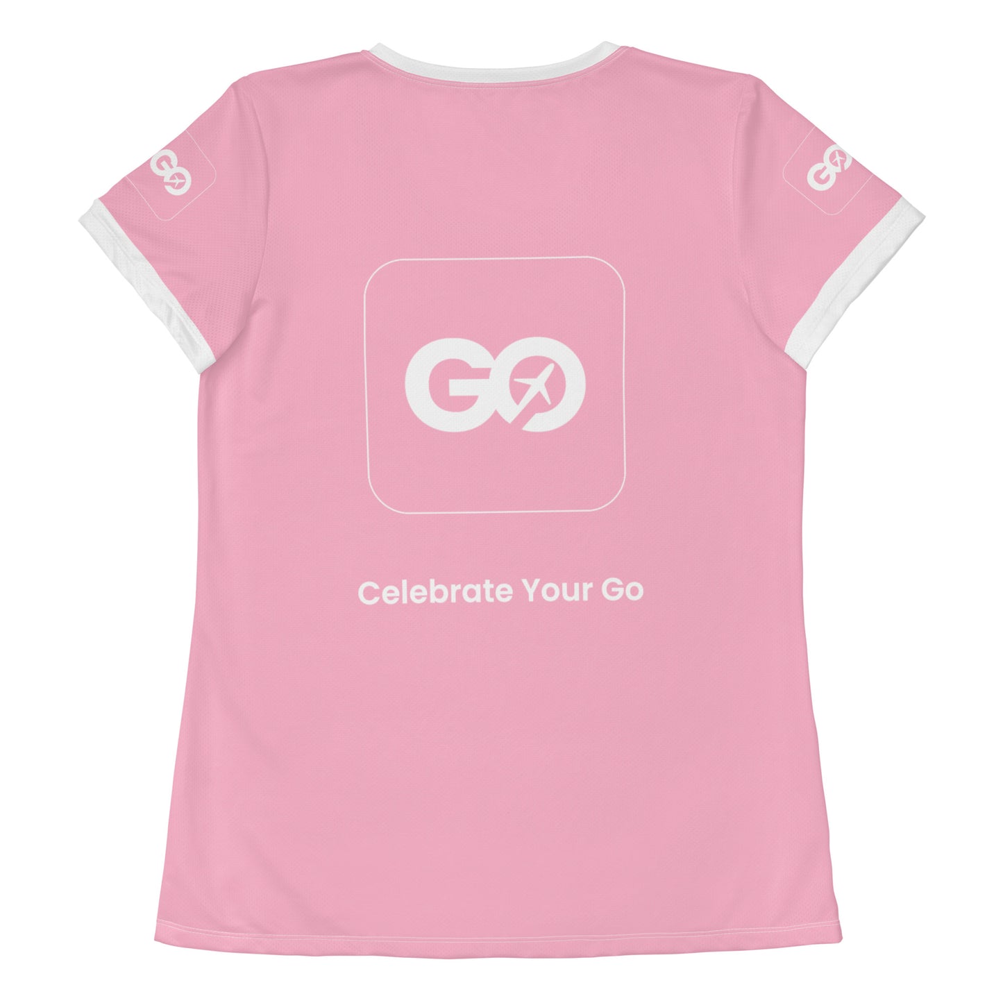 Women's Pink Athletic T-Shirt