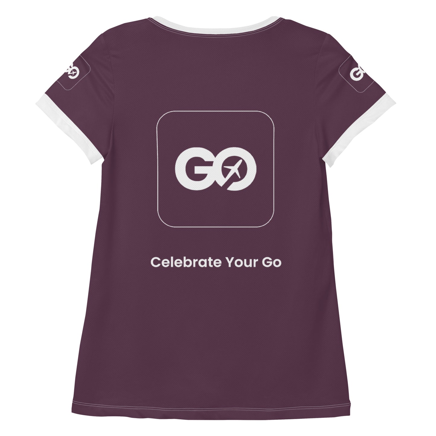 Women's Italian Plum Athletic T-Shirt