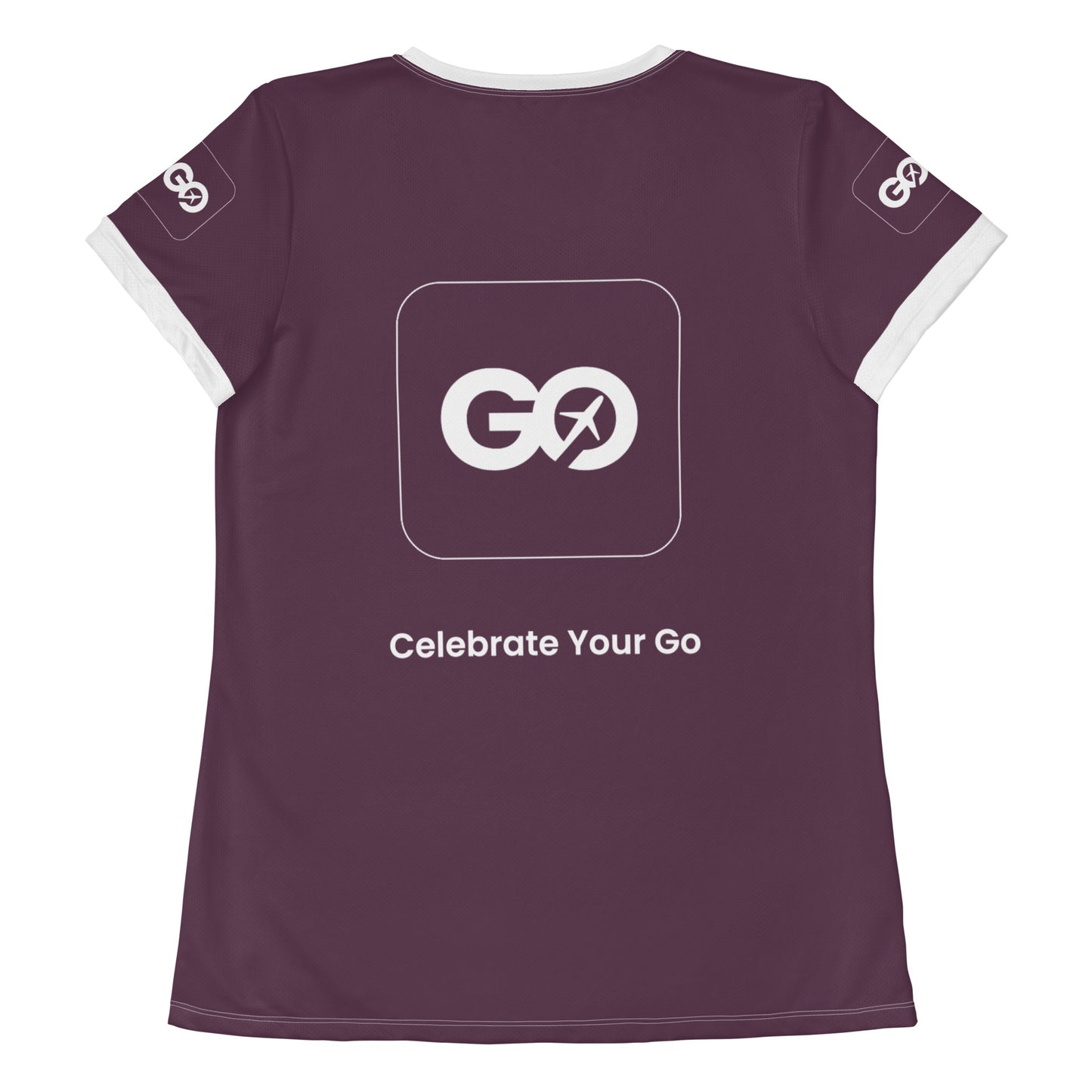 Women's Italian Plum Athletic T-Shirt