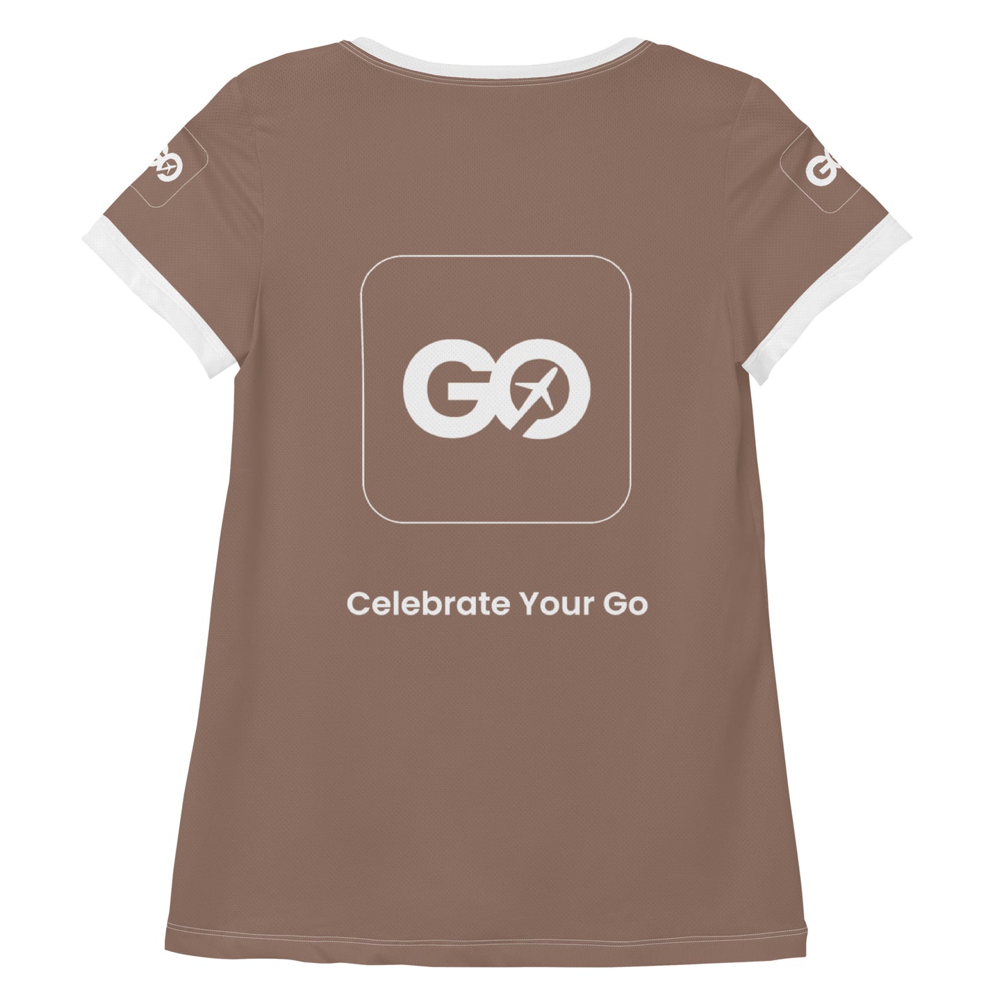 Women's Raw Umber Athletic T-Shirt